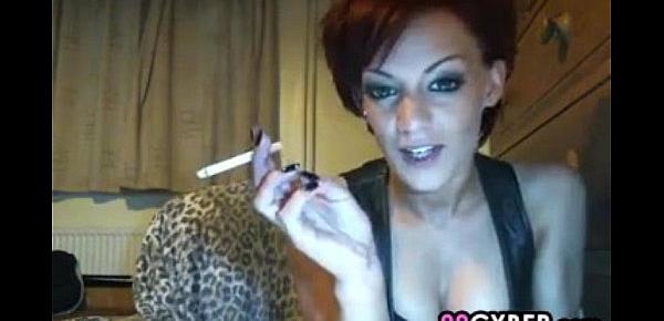  MILF Smoking In Her Room